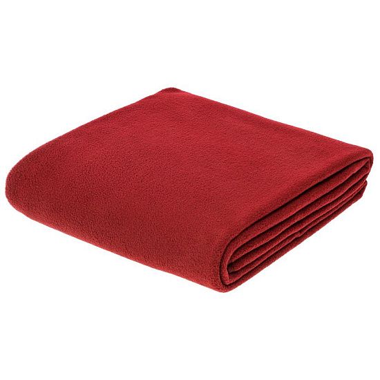 Флисовый плед Warm&Peace XL, красный - подробное фото