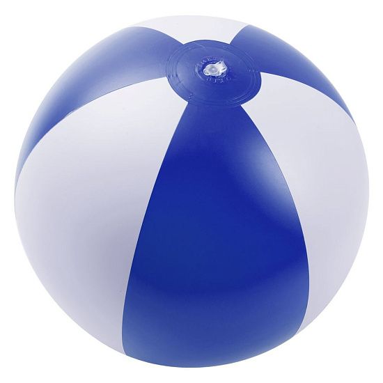 Надувной пляжный мяч Jumper, синий с белым - подробное фото
