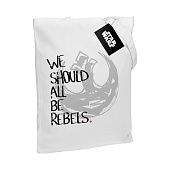 Холщовая сумка Rebels, белая - фото