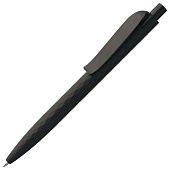 Ручка шариковая Prodir QS01 PRP-P Soft Touch, черная - фото