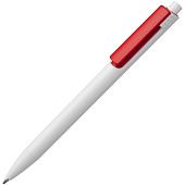 Ручка шариковая Rush Special, бело-красная - фото