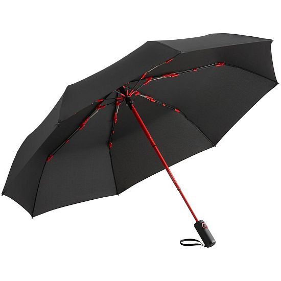 Зонт складной AOC Colorline, красный - подробное фото