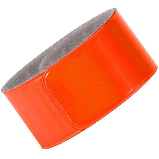 Светоотражающий браслет Lumi, оранжевый неон - подробное фото