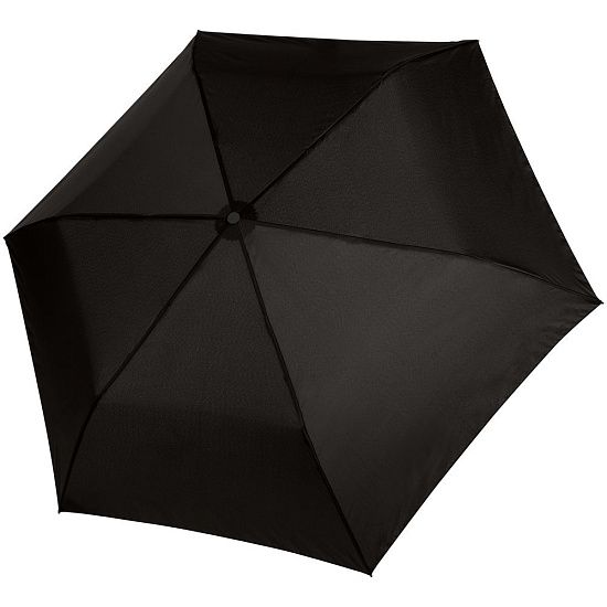 Зонт складной Zero 99, черный - подробное фото
