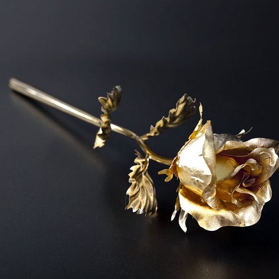 Сувенир «Золотая роза» - подробное фото