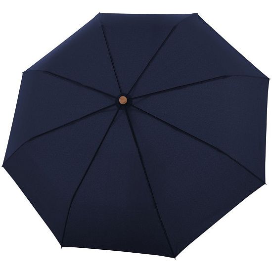 Зонт складной Nature Magic, синий - подробное фото