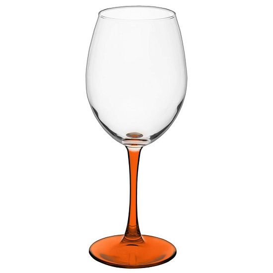 Бокал для вина Enjoy, оранжевый - подробное фото