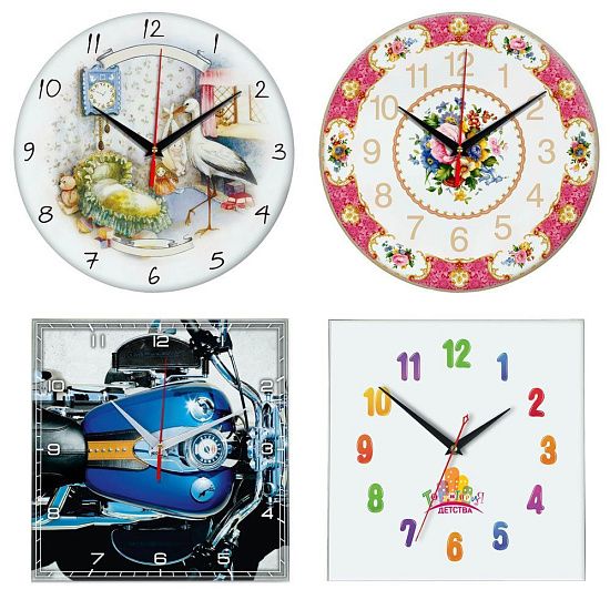 Часы стеклянные на заказ Time Wheel - подробное фото