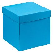 Коробка Cube, L, голубая - фото