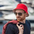Панама Unit Summer двусторонняя, красная с серым
