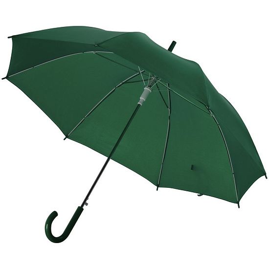 Зонт-трость Promo, темно-зеленый - подробное фото