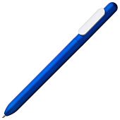Ручка шариковая Slider Silver, синий металлик - фото