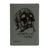 Обложка для паспорта Memento Mori, серая - фото