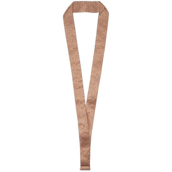 Лента для медали с пряжкой Ribbon, бронзовая - подробное фото