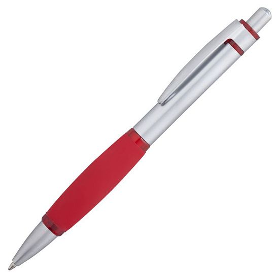 Ручка шариковая Boomer, с красными элементами - подробное фото