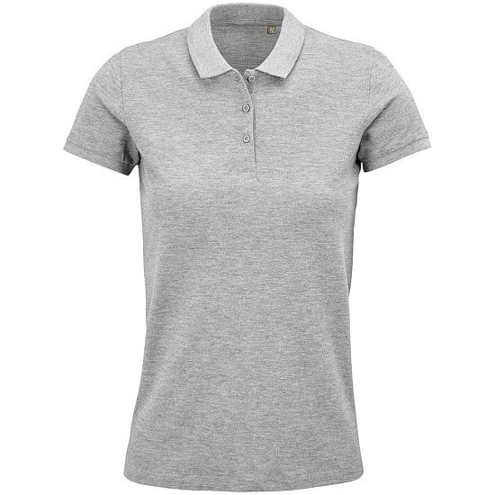 Рубашка поло женская Planet Women, серый меланж - подробное фото
