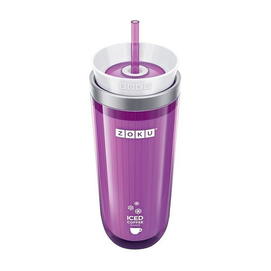 Стакан для охлаждения напитков Iced Coffee Maker, фиолетовый - подробное фото