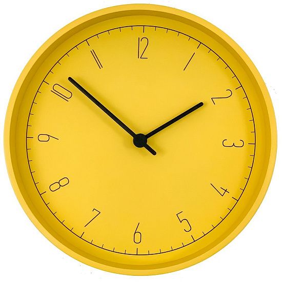Часы настенные Spice, желтые - подробное фото