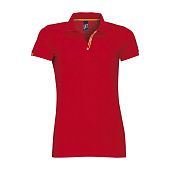 Рубашка поло PATRIOT WOMEN, красная - фото
