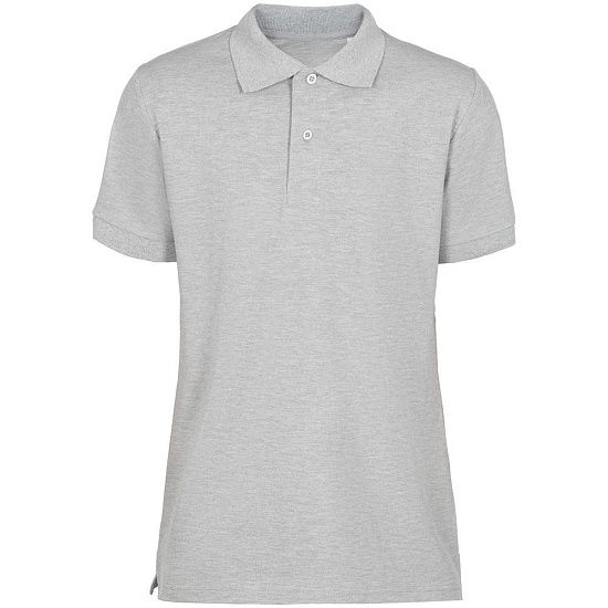Рубашка поло мужская Virma Premium, серый меланж - подробное фото