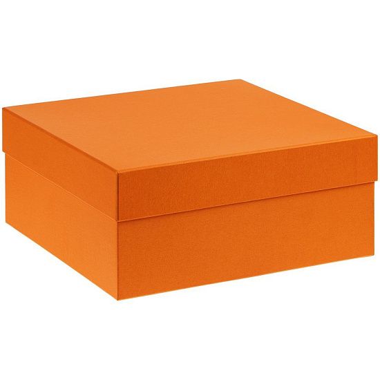 Коробка Satin, большая, оранжевая - подробное фото