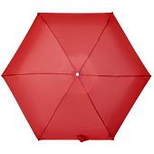 Складной зонт Alu Drop S, 4 сложения, автомат, красный - фото