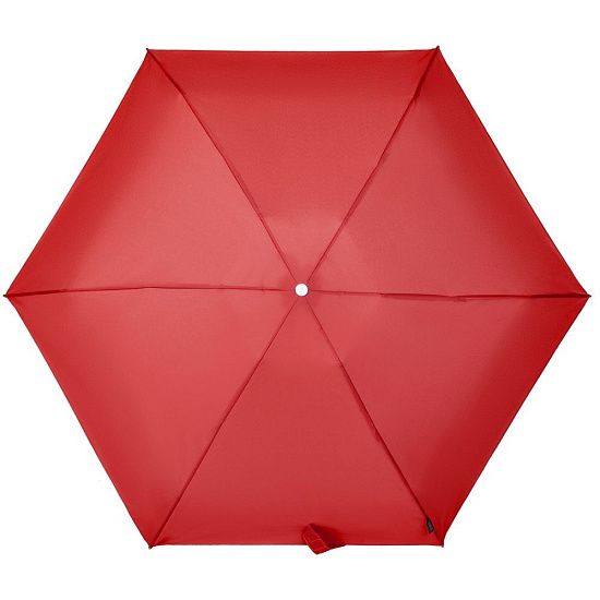 Складной зонт Alu Drop S, 4 сложения, автомат, красный - подробное фото