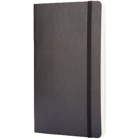 Записная книжка Moleskine Classic Soft Large, в линейку, черная - подробное фото