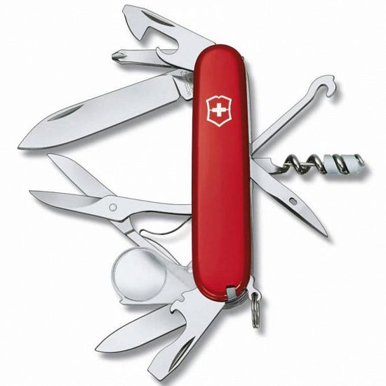 Офицерский нож Explorer 91, красный - подробное фото