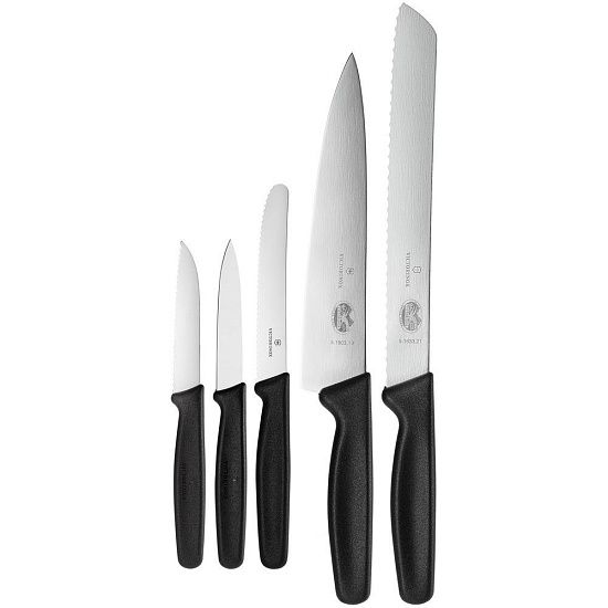 Набор ножей Victorinox Standart, черный - подробное фото