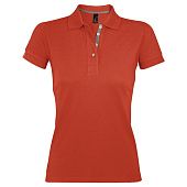 Рубашка поло женская PORTLAND WOMEN 200 оранжевая - фото