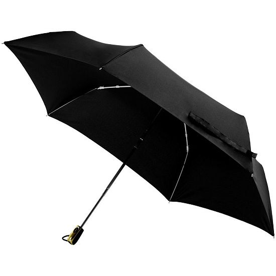 Зонт складной Nicety, черный - подробное фото