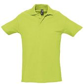 Рубашка поло мужская SPRING 210, зеленое яблоко - фото