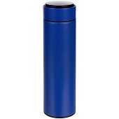 Смарт-бутылка с заменяемой батарейкой Long Therm, синяя - фото