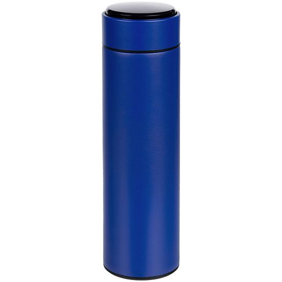 Смарт-бутылка с заменяемой батарейкой Long Therm, синяя - подробное фото