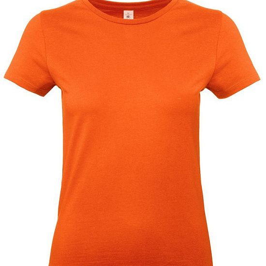 Футболка женская E190 оранжевая - подробное фото