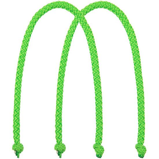 Ручки Corda для пакета L, ярко-зеленые (салатовые) - подробное фото