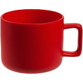 Чашка Jumbo, матовая, красная - фото