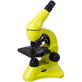 Монокулярный микроскоп Rainbow 50L с набором для опытов, зеленое яблоко - фото