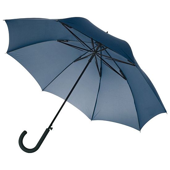 Зонт-трость Wind, синий - подробное фото