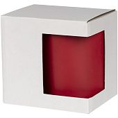Коробка для кружки с окном Cupcase, белая - фото