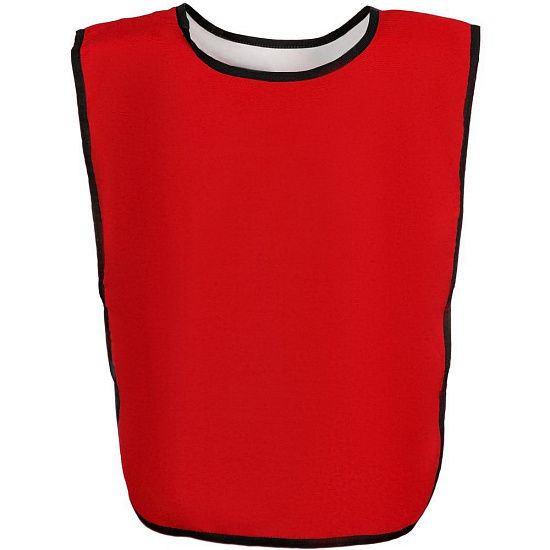 Манишка Outfit, двусторонняя, белая с красным - подробное фото
