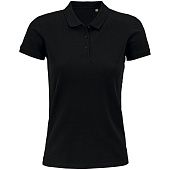 Рубашка поло женская Planet Women, черная - фото