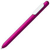 Ручка шариковая Slider Silver, розовый металлик (фуксия) - фото