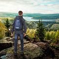 Складной рюкзак Bagpack, зеленый