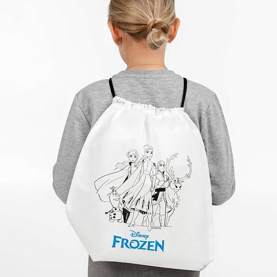 Рюкзак-раскраска с мелками Frozen, белый - подробное фото