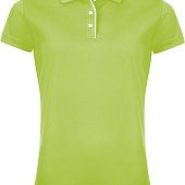 Рубашка поло женская PERFORMER WOMEN 180 зеленое яблоко - фото