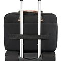Сумка для ноутбука Sideways Laptop Bag, черная с серым