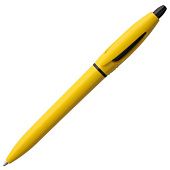 Ручка шариковая S! (Си), желтая - фото