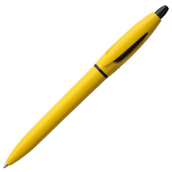 Ручка шариковая S! (Си), желтая - подробное фото
